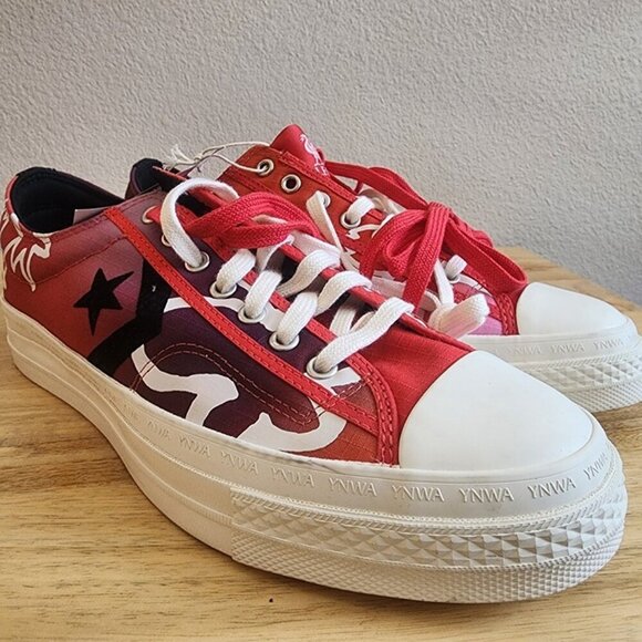 Liverpool FC Shoes Low Top Unisex Red White YNWA Soccer Casual Converse All Star main image 7